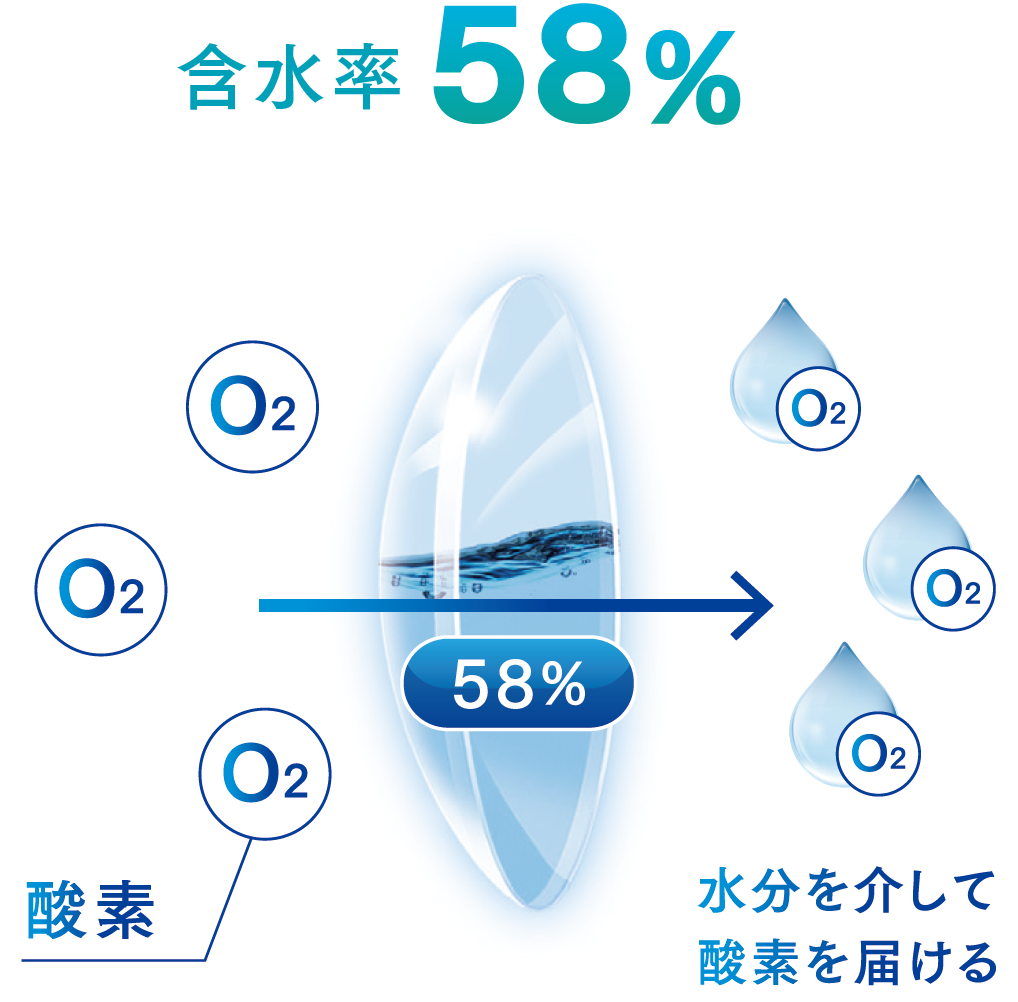 含水率58%